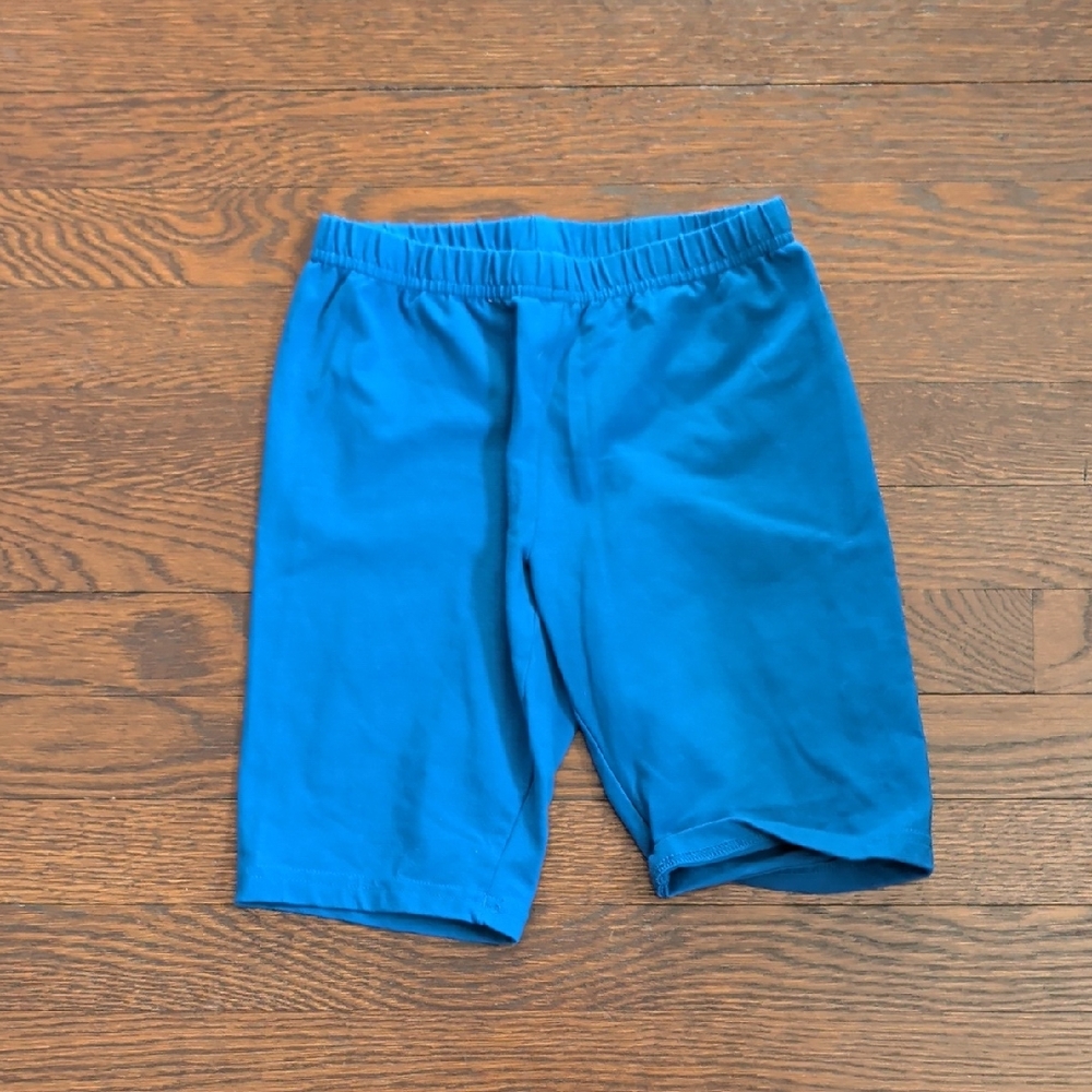 Hanna Andersson Basic Biker Blue Shorts